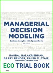 Managerial Decision Modeling