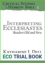 Interpreting Ecclesiastes