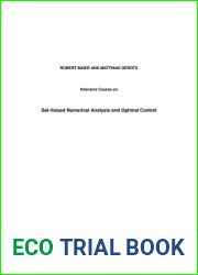 Set-Valued Numerical Analysis and Optimal Control
