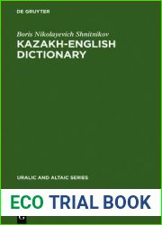 Kazakh-English Dictionary