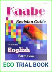 Kaabe. Revision Guide. English. Form Four