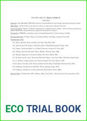 Physics of Solids II