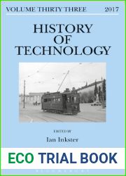 History of Technology Volume 33, 2017