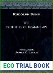 The Institutes of Roman Law