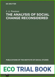 The Analysis of Social Change Reconsidered: A Sociological Study
