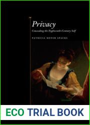 Privacy: Concealing the Eighteenth-Century Self