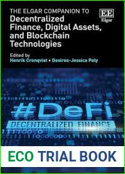 The Elgar Companion to Decentralized Finance, Digital Assets, and Blockchain Technologies