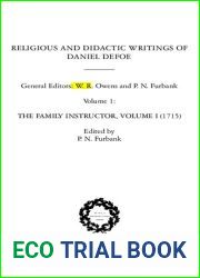 Religious and Didactic Writings of Daniel Defoe