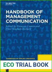 Handbook of Management Communication (Handbooks of Applied Linguistics [HAL], 16)