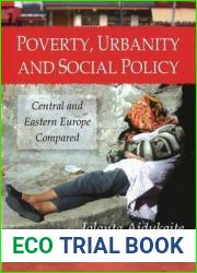 Poverty, Urbanity and Social Policy: Central and Eastern Europe Compared
