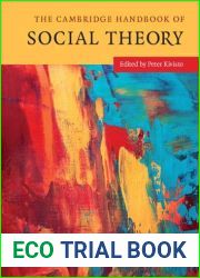 The Cambridge Handbook of Social Theory 2 Volume Hardback Set