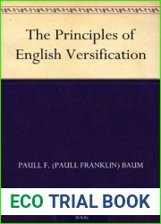 The Principles of English Versification