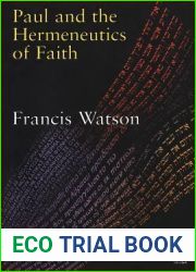Paul and the Hermeneutics of Faith