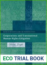 Corporations and Transnational Human Rights Litigation (Human Rights Law in Perspective)