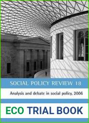 Social Policy Review 18: Analysis and debate in social policy, 2006