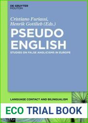 Pseudo-English: Studies on False Anglicisms in Europe
