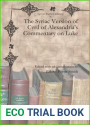 The Syriac Version of Cyril of Alexandria|s Commentary on Luke