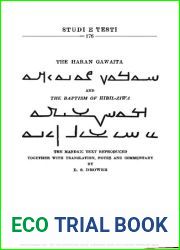 The Haran Gawaita and The Baptism of Hibil-Ziwa