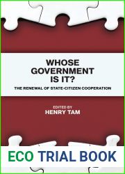 Whose Government Is It?: The Renewal of State-Citizen Cooperation