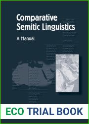 Comparative Semitic Linguistics: A Manual