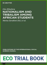 Nationalism and tribalism among African students: A study of social identity (Publications of the International Social Science Council, 12)