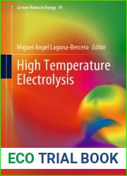 High Temperature Electrolysis (Lecture Notes in Energy, 95)