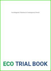 Sociolinguistic Variation in Contemporary French.