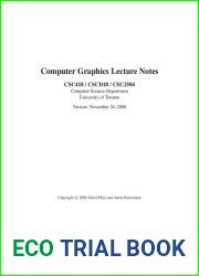 CSC418 CSCD18 CSC2504 - Computer Graphics