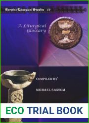 A Liturgical Glossary (Liturgical Studies)