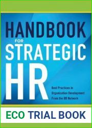 Handbook for Strategic HR: Best Practices in Organization Development from the OD Network
