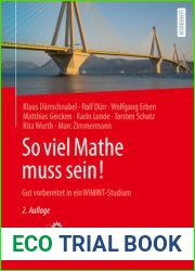 So viel Mathe muss sein!: Gut vorbereitet in ein WiMINT-Studium (German Edition)