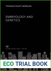 Embryology and genetics