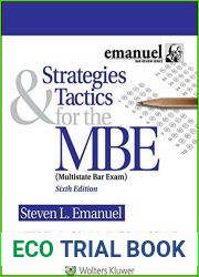 Strategies and Tactics for the MBE (Multistate Bar Exam) (Emanuel Bar Review)