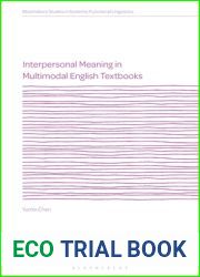 Interpersonal Meaning in Multimodal English Textbooks (Bloomsbury Studies in Systemic Functional Linguistics)