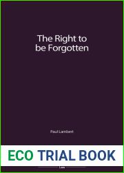 The Right to be Forgotten