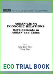Asean-China Economic Relations: In the Context of Pacific Economic Development and Co-Operation