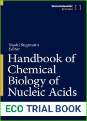 Handbook of Chemical Biology of Nucleic Acids