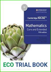 Cambridge IGCSE Core and Extended Mathematics Fifth edition