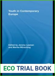 Youth in Contemporary Europe