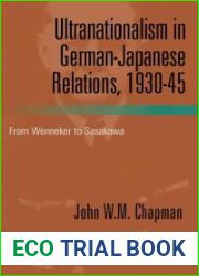 Ultranationalism in German-Japanese Relations, 1930-1945
