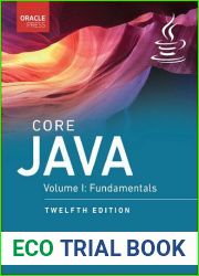 CORe JaVa Volume 1 Fundamental volume 2 twelfth edition