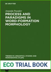 Process and Paradigms in Word-Formation Morphology