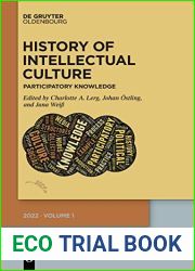 History of Intellectual Culture 1 2022: Participatory Knowledge