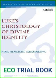 Luke|s Christology of Divine Identity (The Library of New Testament Studies, 542)