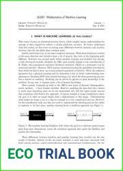 Mathematics of Machine Learning
