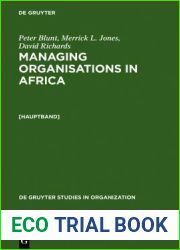 Managing Organisations in Africa (de Gruyter Studies in Organization, 40)