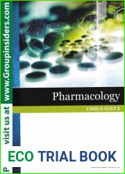 Becker USMLE Step 1 Pharmacology