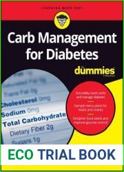Diabetes and Carb Counting For Dummies