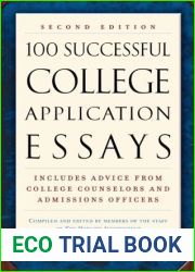 100 Successful College Application Essays