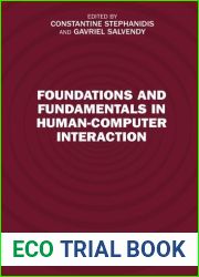Foundations and Fundamentals in HCI